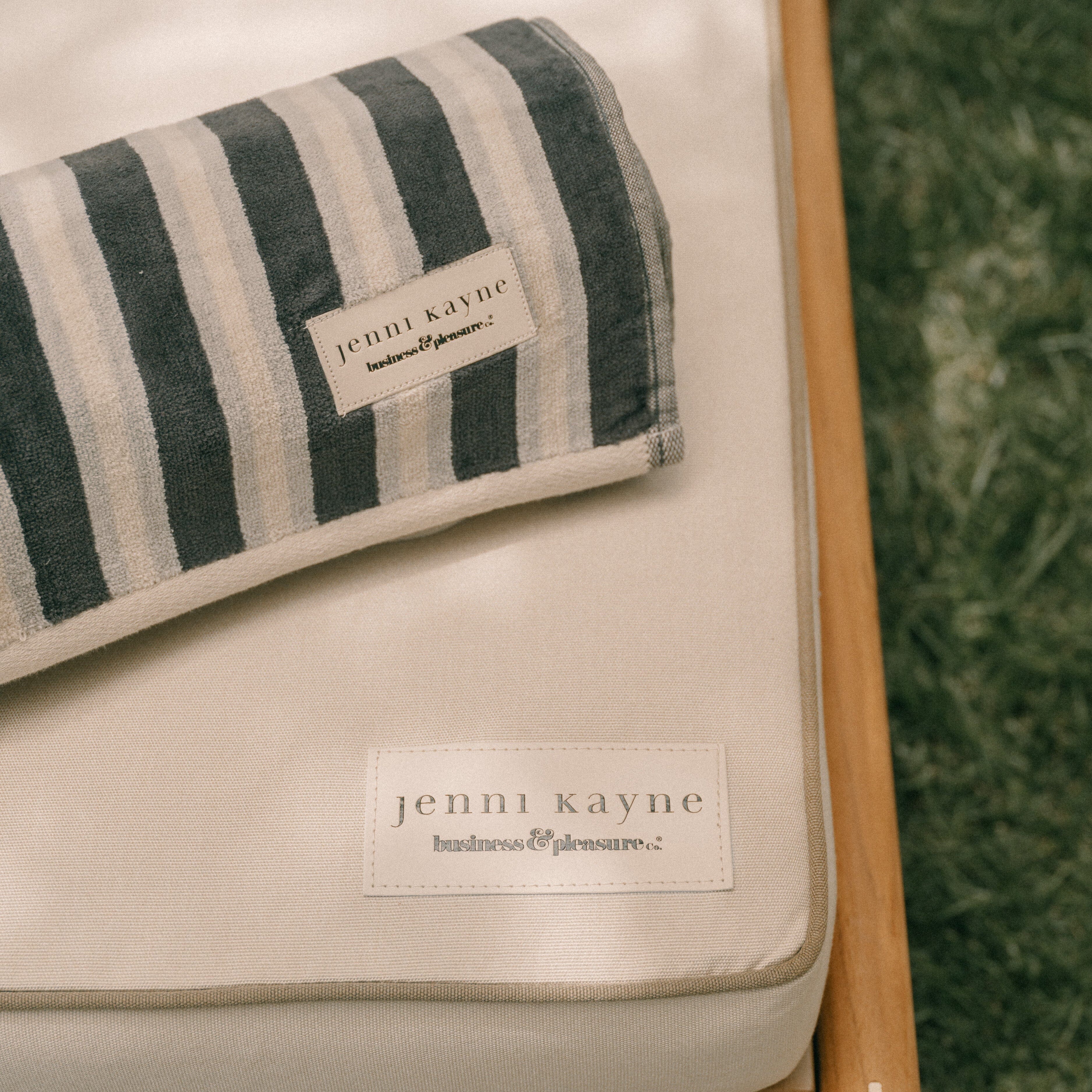 The Beach Towel x Jenni Kayne | Pacific Stripe Beach Towel Business & Pleasure Co Aus