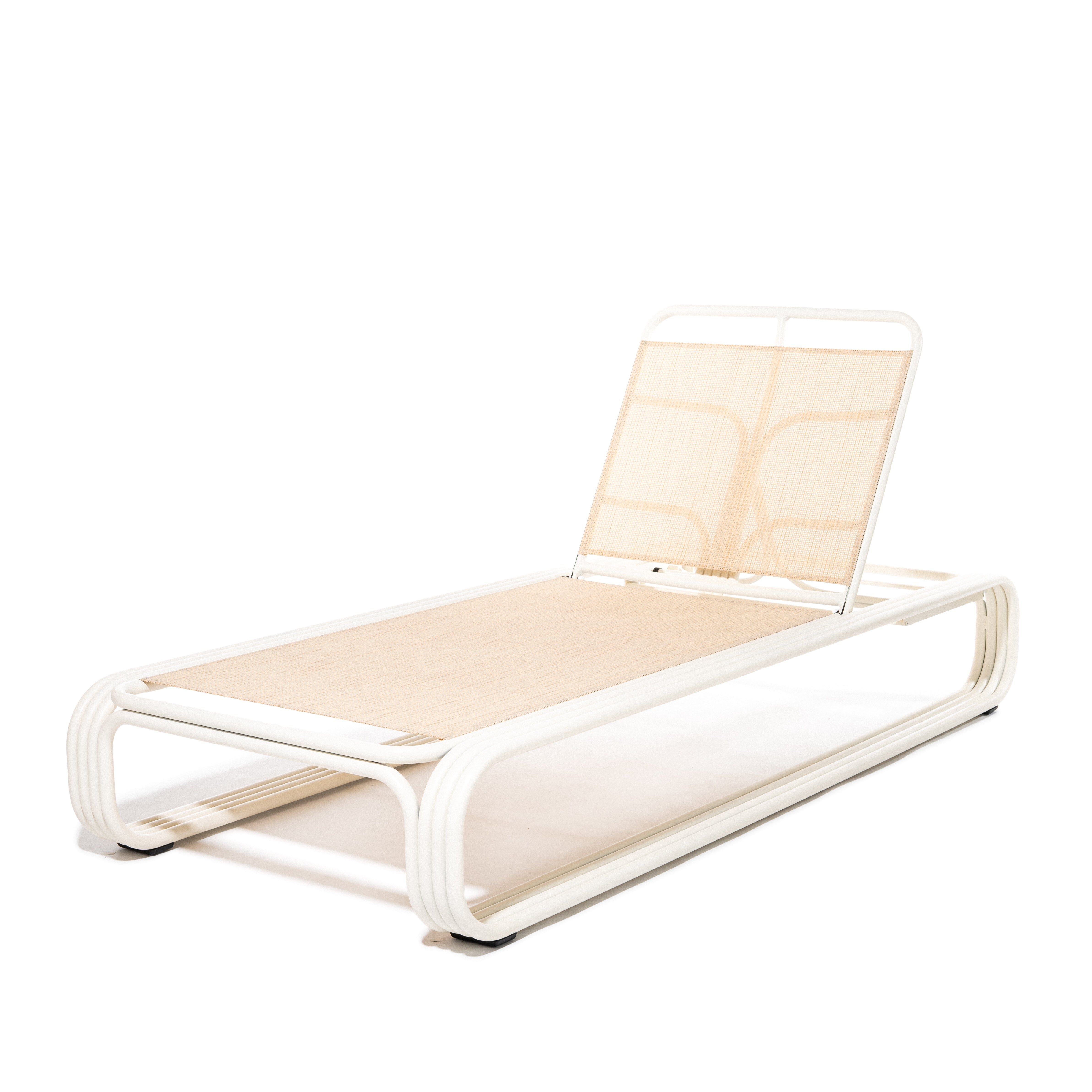Product image of The Contini Sun Lounger - Frame - Antique White Contini Sun Lounger Business & Pleasure Co Aus