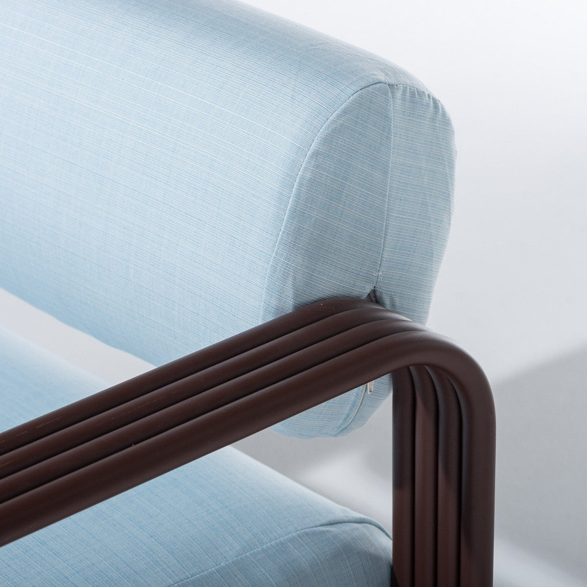 Contini Accent Chair in Sky Blue | Merlot Frame Contini Accent Chair Kit Business & Pleasure Co Aus