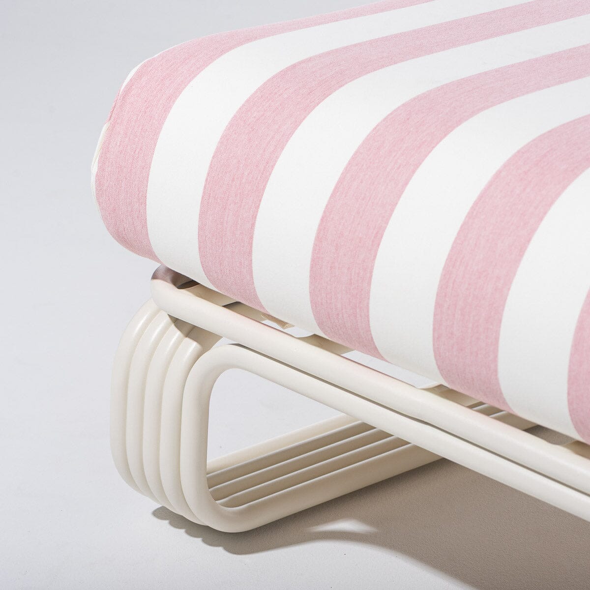 Contini Ottoman Kit - Antique White & Crew Pink Stripe Contini Ottoman Kit Business & Pleasure Co Aus