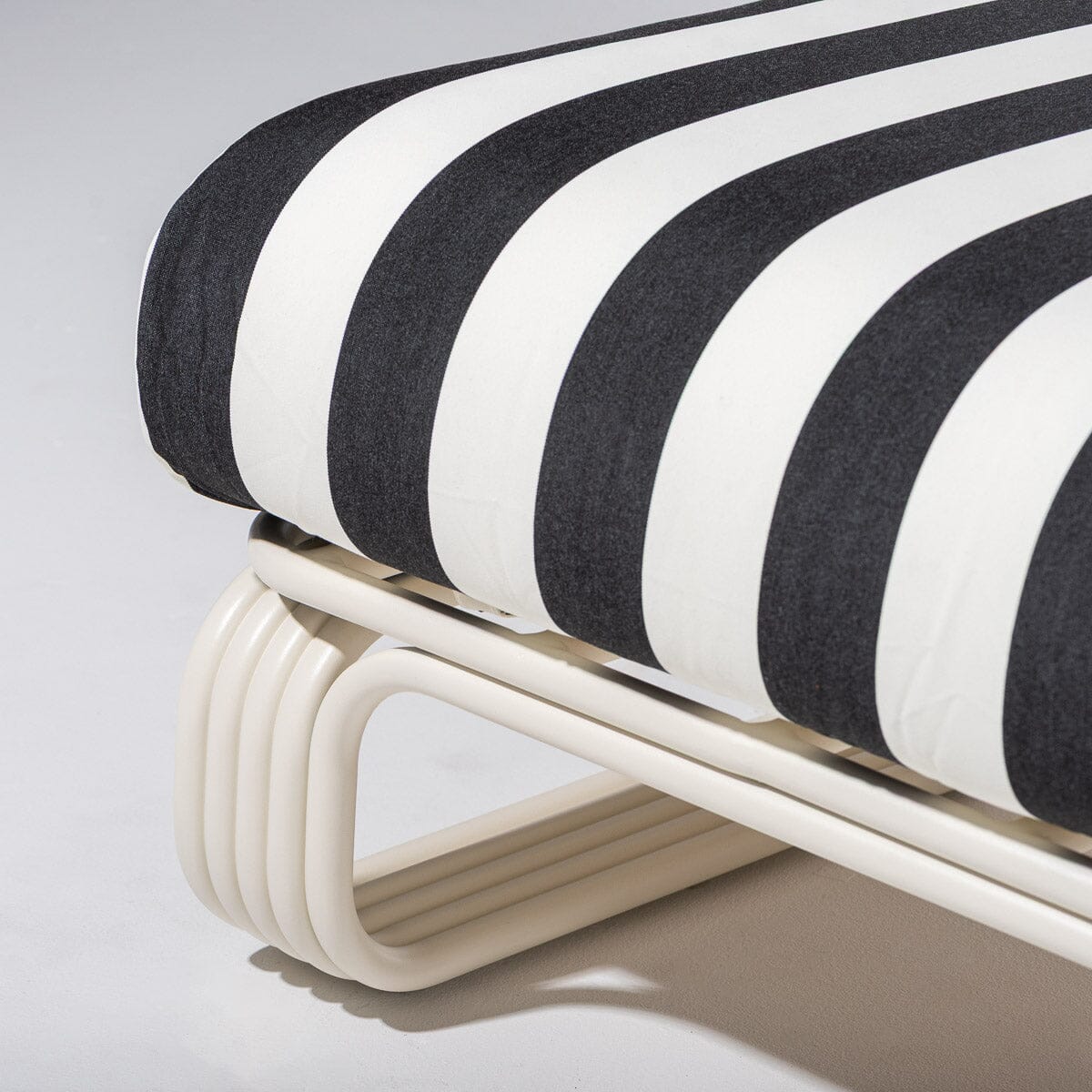 Contini Ottoman Kit - Antique White & Crew Vintage Black Stripe Contini Ottoman Kit Business & Pleasure Co Aus