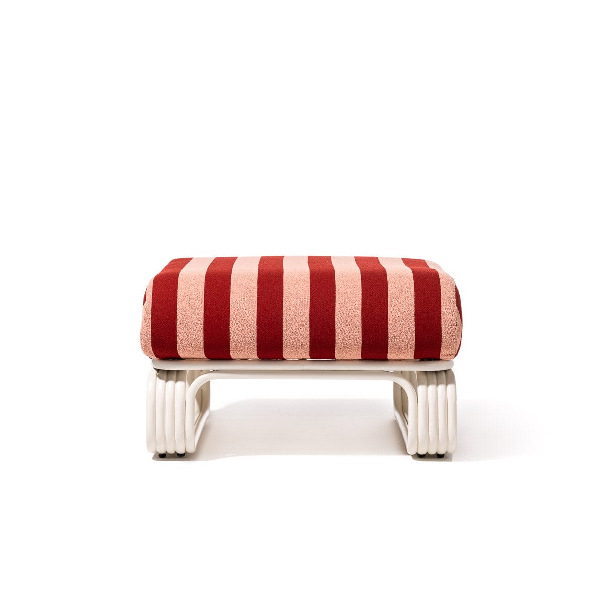 Contini Ottoman Kit - Antique White & Terry Terracotta Stripe Contini Ottoman Kit Business & Pleasure Co Aus