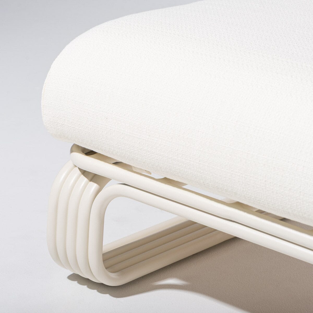 Contini Ottoman Kit - Antique White & Boucle Antique White Contini Ottoman Kit Business & Pleasure Co Aus