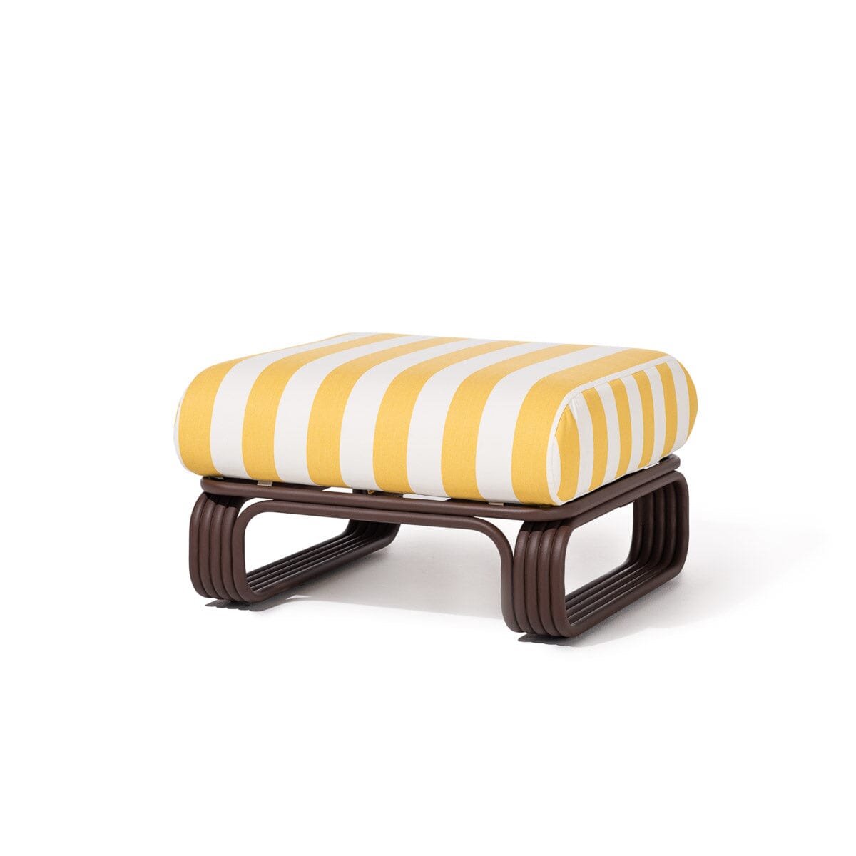 Contini Ottoman Kit - Merlot & Crew Mimosa Yellow Stripe Contini Ottoman Kit Business & Pleasure Co Aus