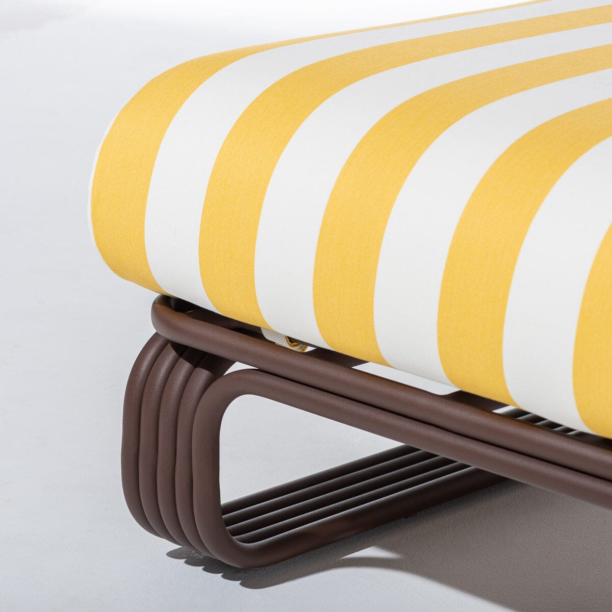 Contini Ottoman Kit - Merlot & Crew Mimosa Yellow Stripe Contini Ottoman Kit Business & Pleasure Co Aus