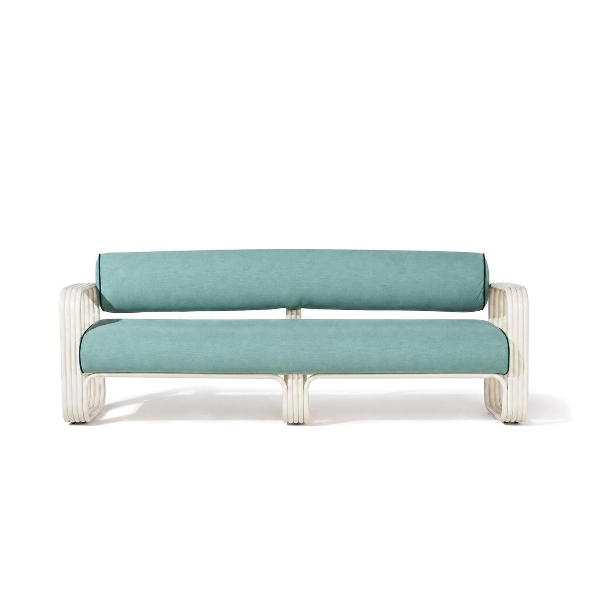 Contini Sofa Kit in Rivie Green | Antique White Frame Contini Sofa Kit Business & Pleasure Co Aus