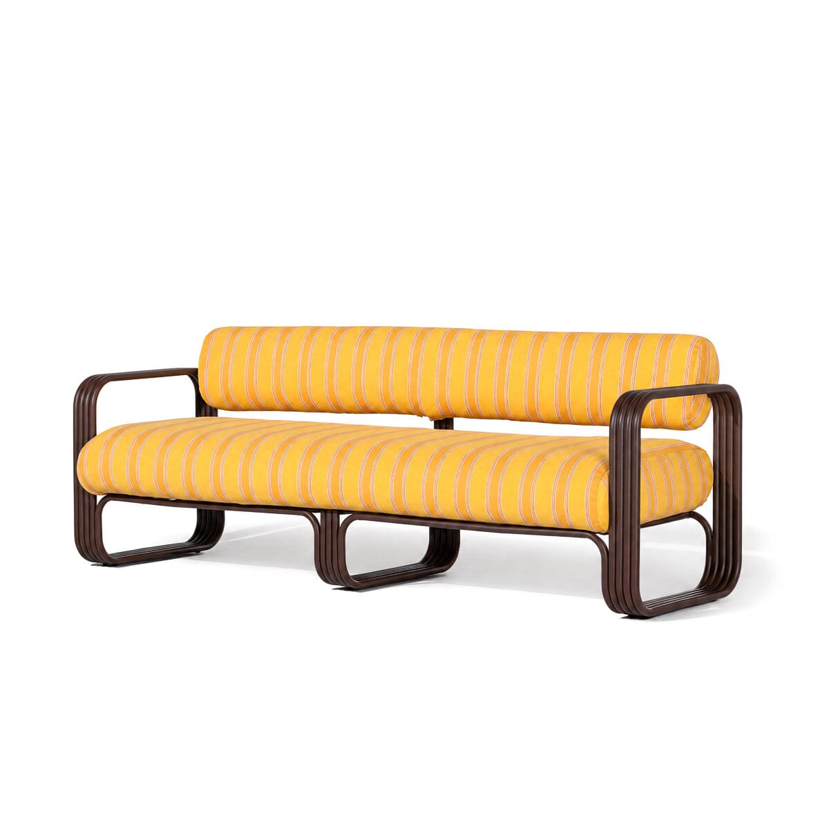 Contini Sofa Kit in Bistro Papaya | Merlot Frame Contini Sofa Kit Business & Pleasure Co Aus