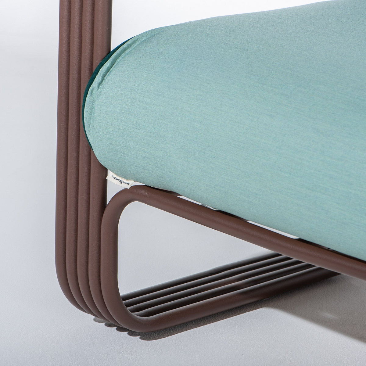 Contini Sofa in Rivie Green | Merlot Frame Contini Sofa Kit Business & Pleasure Co Aus