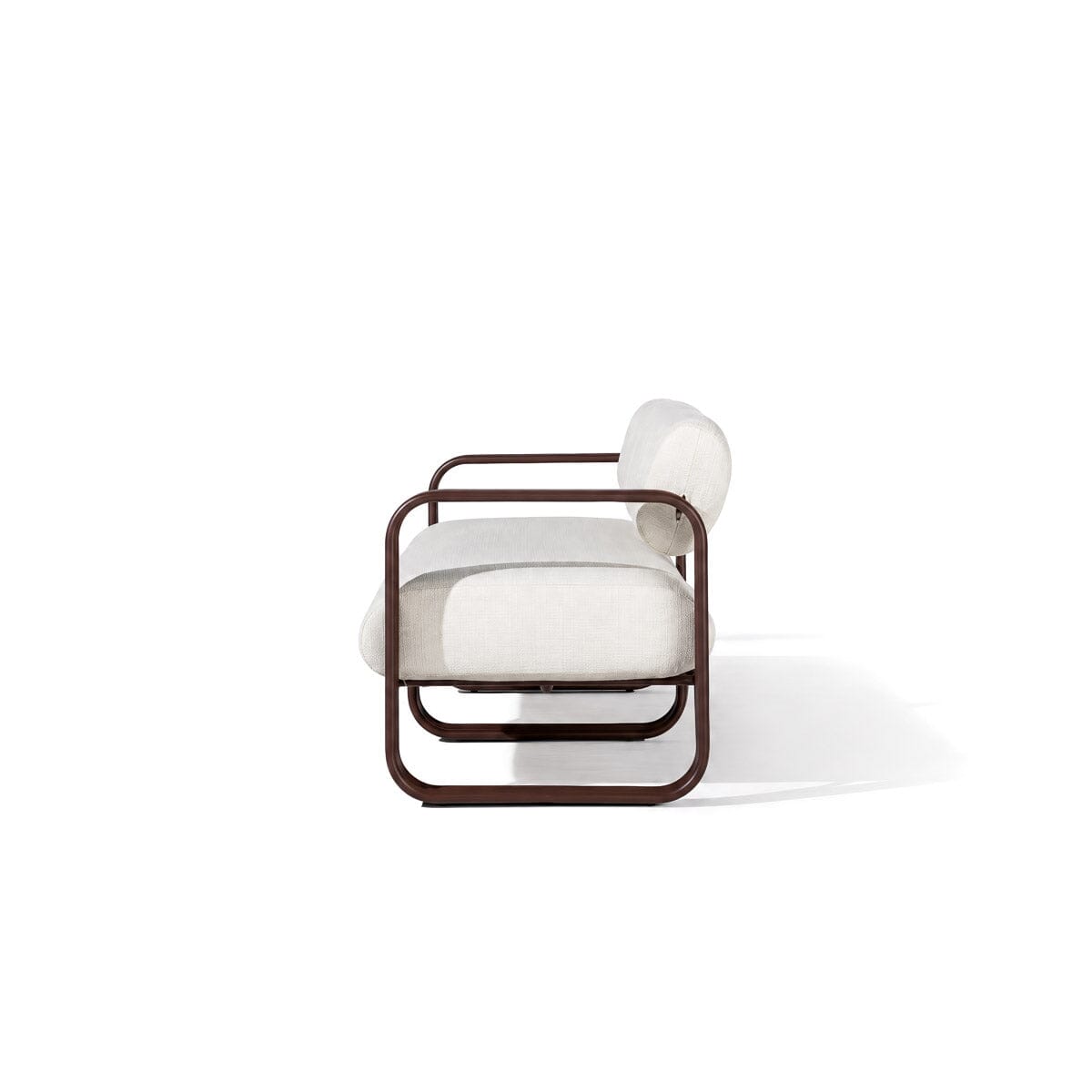 Contini Sofa Kit in Boucle Antique White | Merlot Frame Contini Sofa Kit Business & Pleasure Co Aus