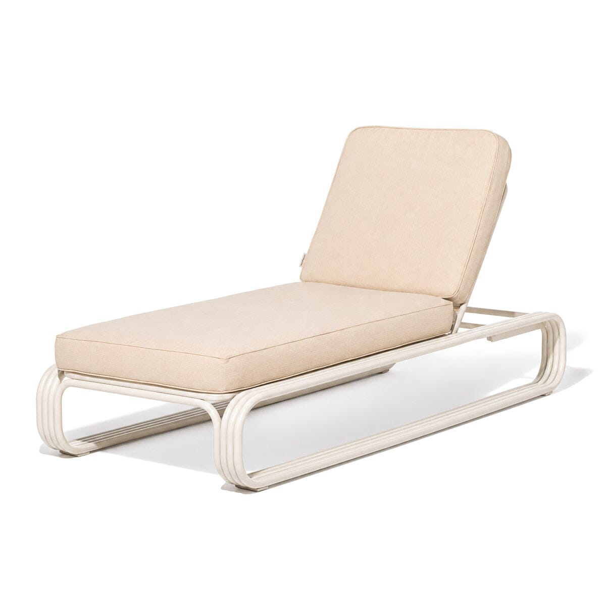 Product image of The Contini Sun Lounger in Tiki Natural | Antique White Frame Contini Sun Lounger Kit Business & Pleasure Co Aus