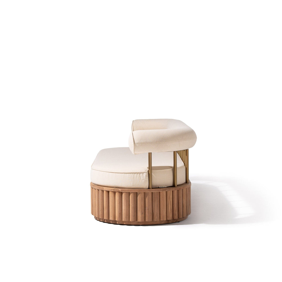 Daisy Sofa in Tiki Natural | Teakwood Frame Daisy Sofa Kit Business & Pleasure Co Aus