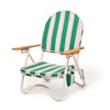 Swatch for The Pam Chair - Bistro Green Stripe