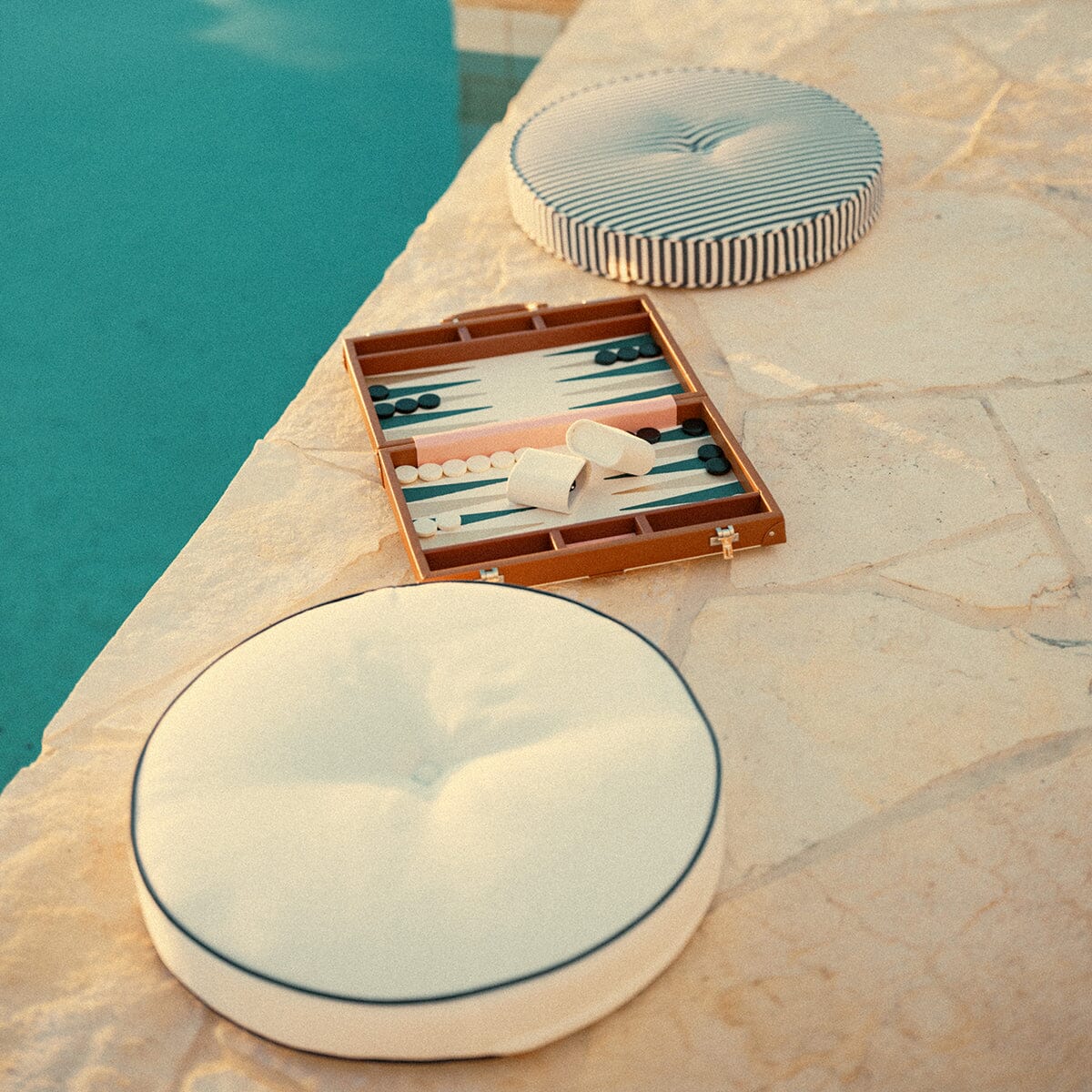 The Circular Pillow - Rivie White Circular Pillow Business & Pleasure Co Aus