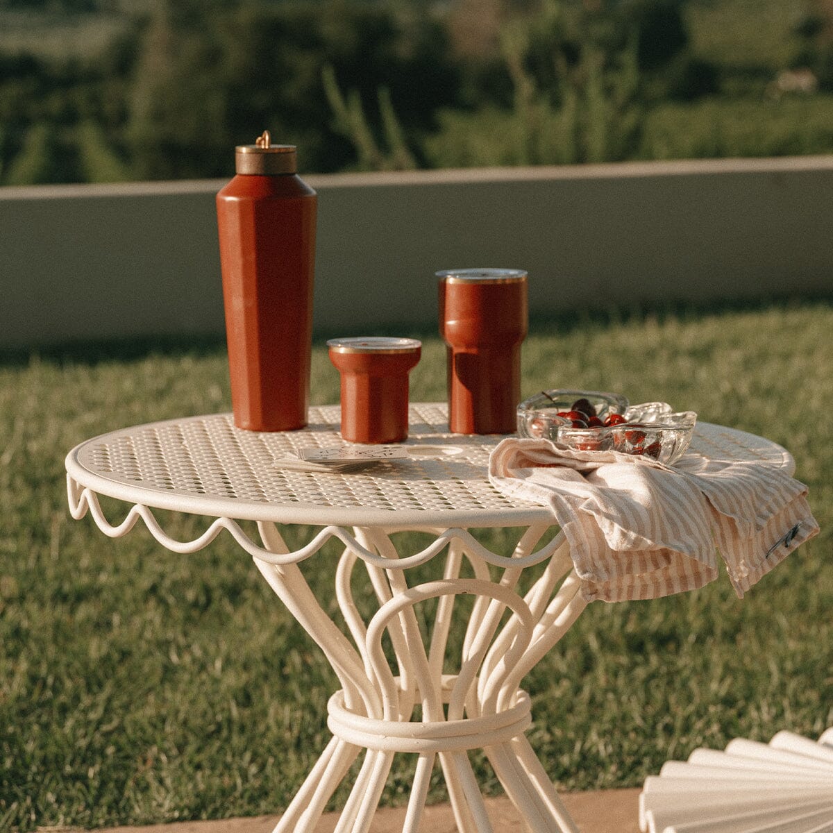 The Hemingway Drinkware - Coupe - Terracotta Red - 6 Oz Drinkware Business & Pleasure Co.