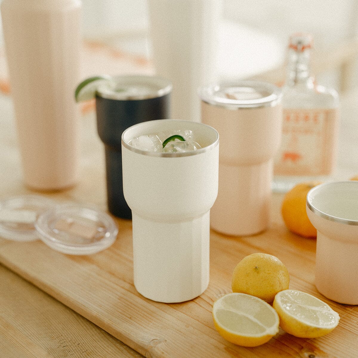 The Hemingway Drinkware - Highball - Antique White - 12 Oz / 475 ML Drinkware Business & Pleasure Co Aus