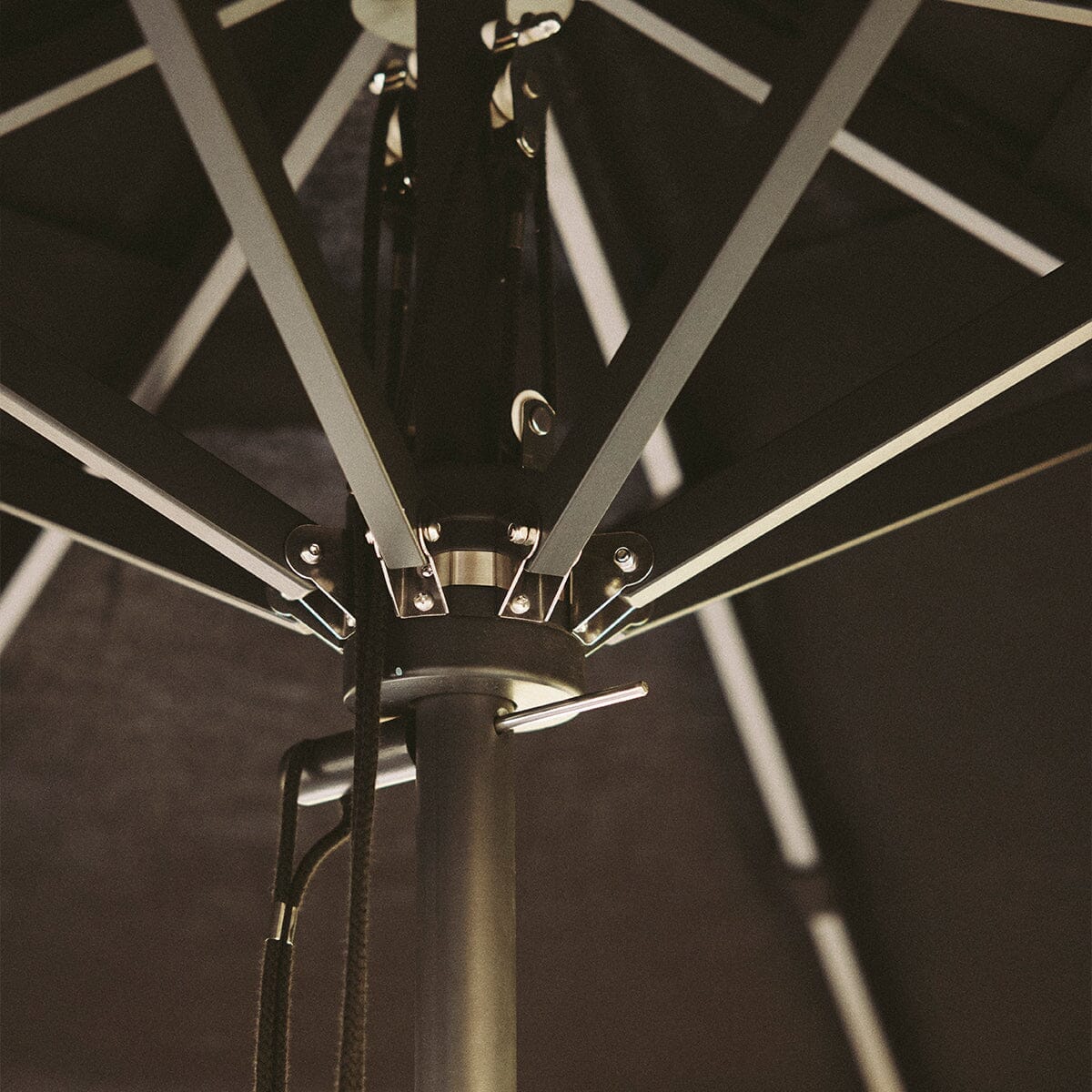 The Market Umbrella - Coco Republic - Black White Market Umbrella Business & Pleasure Co.
