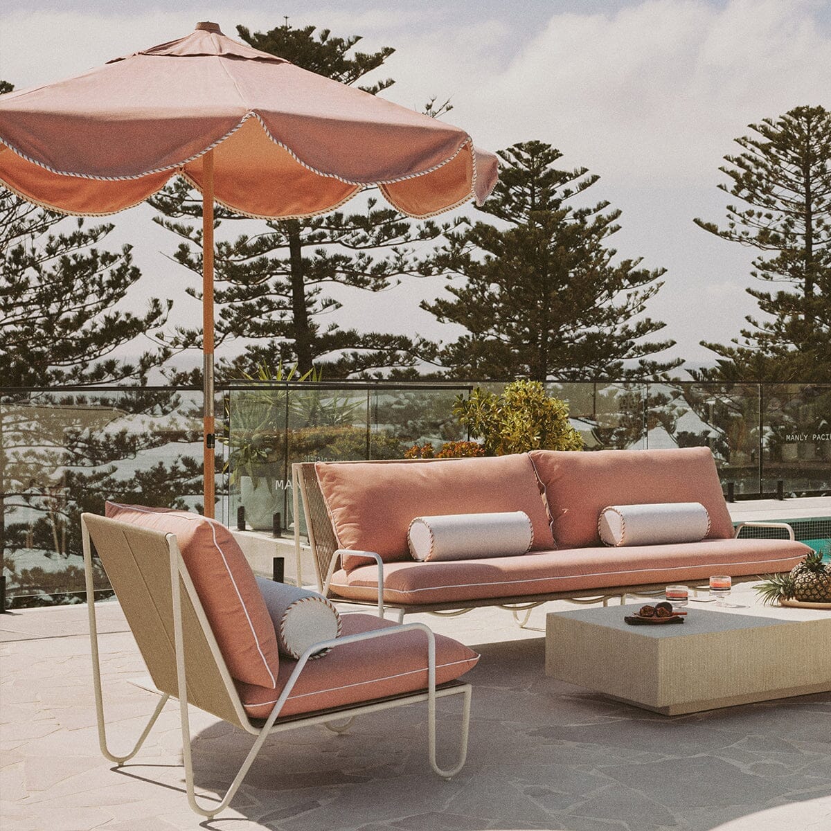 The Market Umbrella - Coco Republic - Coral Natural Market Umbrella Business & Pleasure Co.