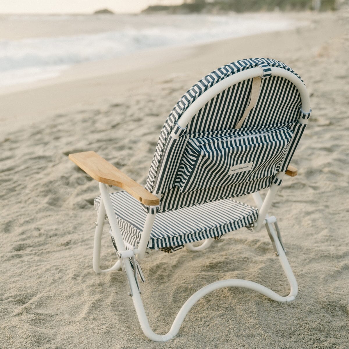 The Pam Chair - Laurens Navy Stripe Pam Chair Business & Pleasure Co Aus