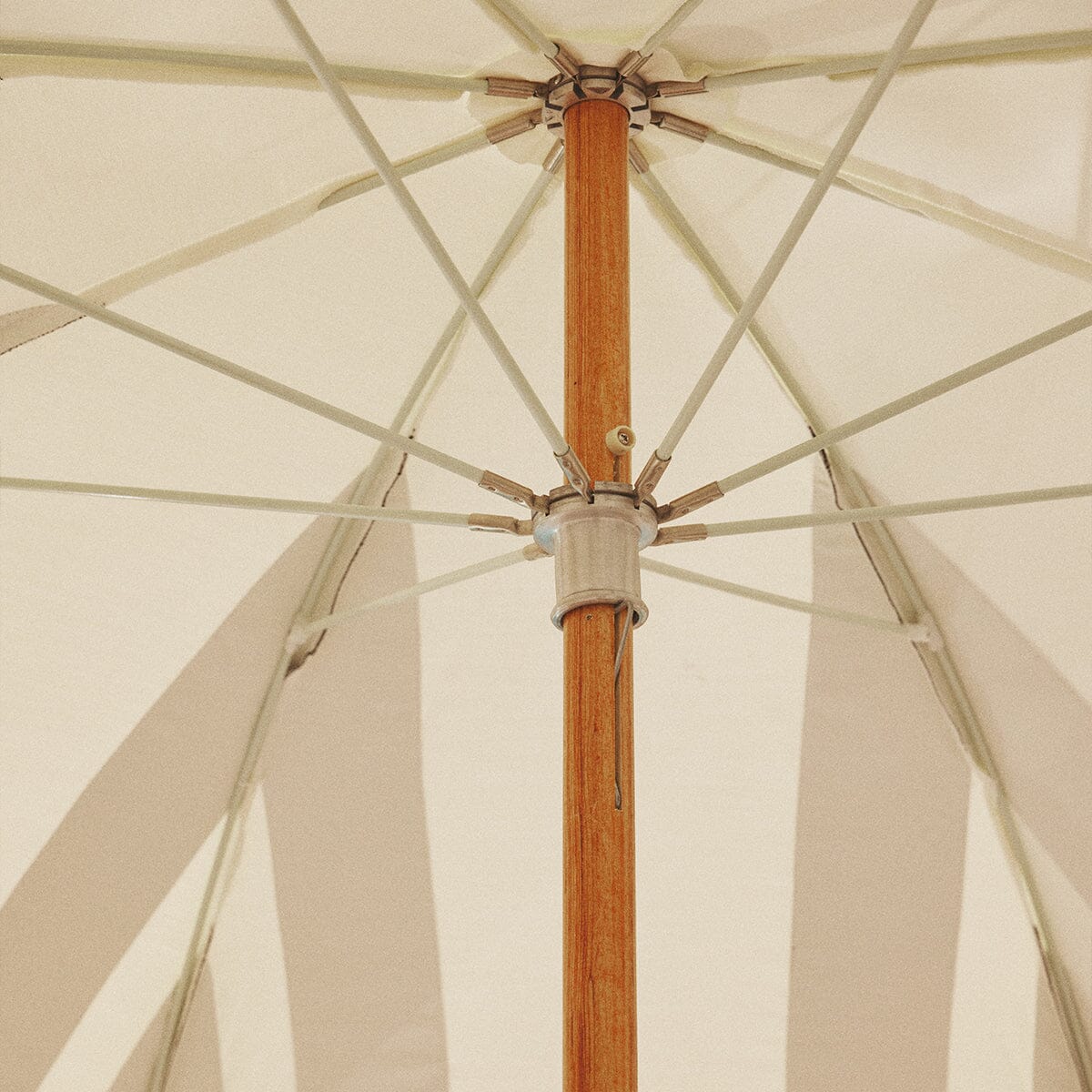 The Premium Beach Umbrella - Coco Republic - Black White Premium Beach Umbrella Business & Pleasure Co.