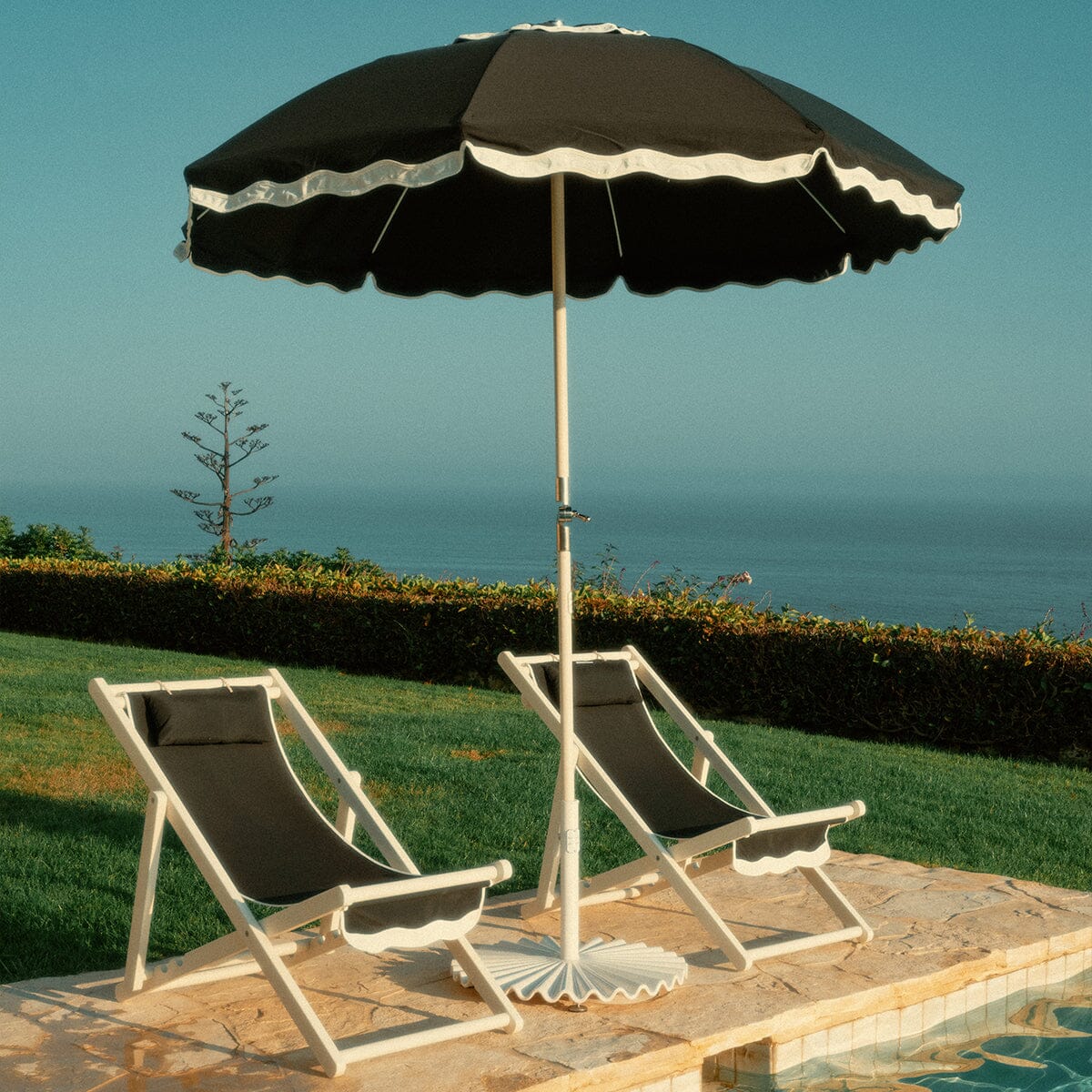 The Sling Chair - Rivie Black Sling Chair Business & Pleasure Co.