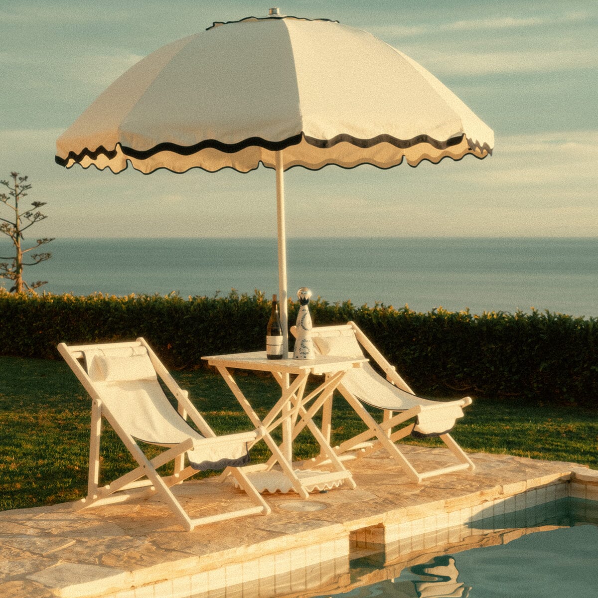 The Sling Chair - Rivie White Sling Chair Business & Pleasure Co Aus