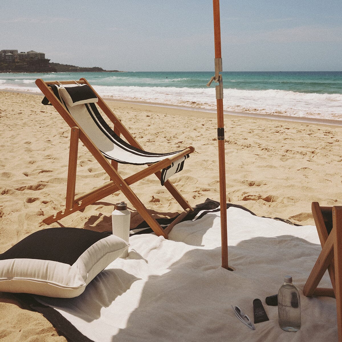 The Small Square Throw Pillow - Coco Republic - Black White Small Square Throw Business & Pleasure Co.