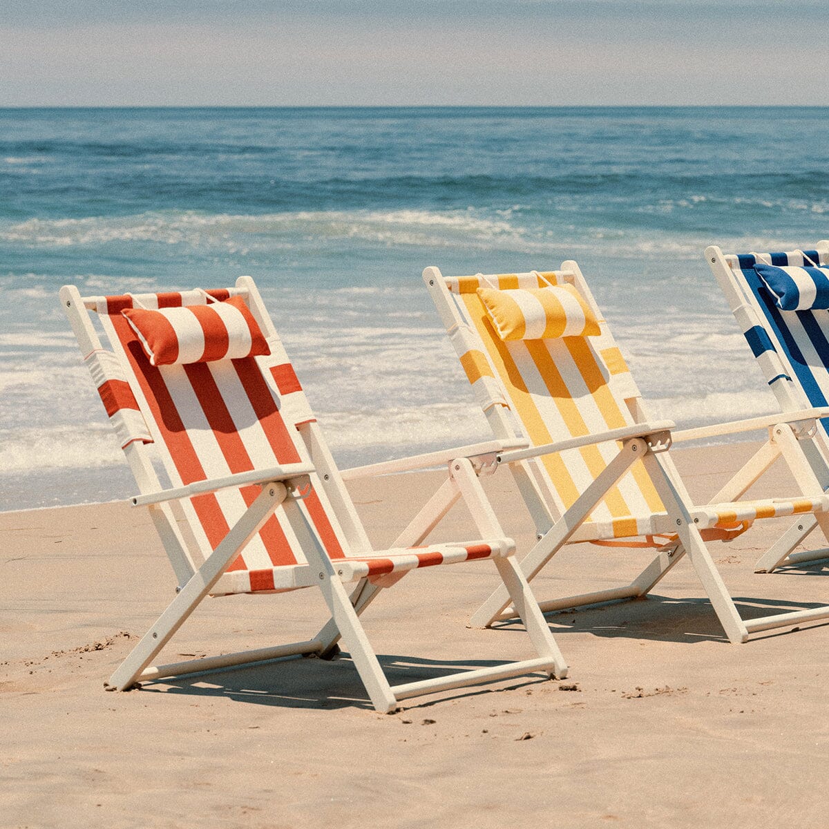 The Tommy Chair - Acacia White - Crew Le Sirenuse Stripe Tommy Chair Business & Pleasure Co.