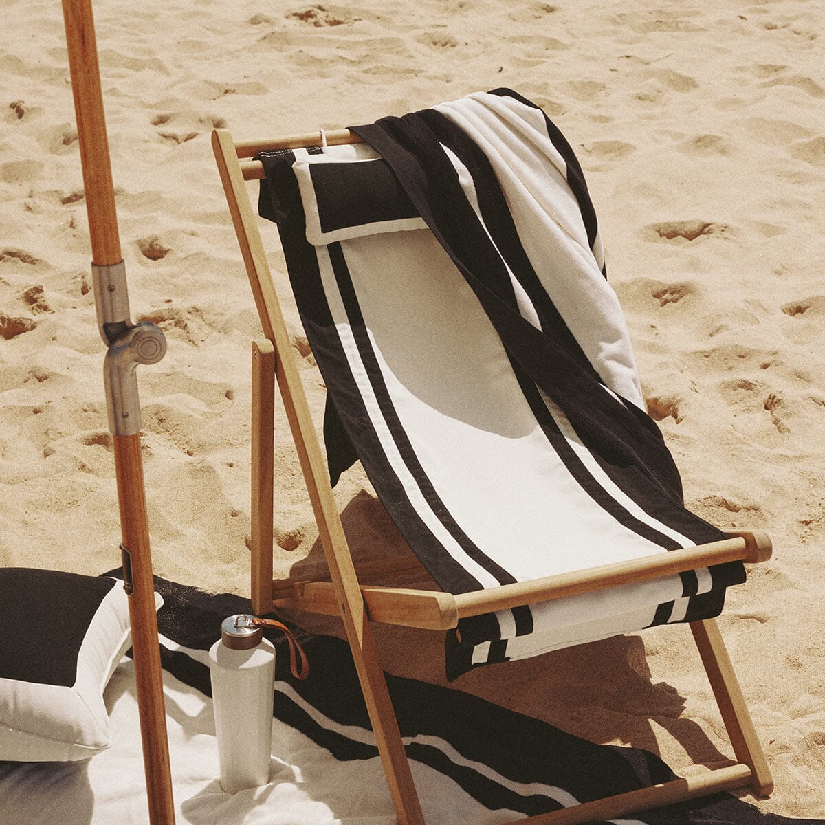 The Beach Towel - Coco Republic - Black White Beach Towel Business & Pleasure Co.