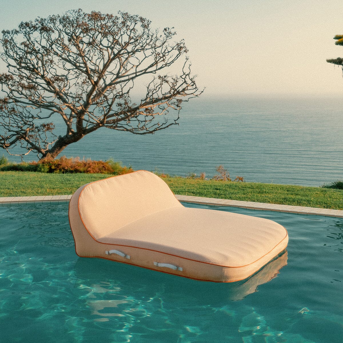 The XL Pool Lounger - Rivie Pink Pool Lounger Business & Pleasure Co.