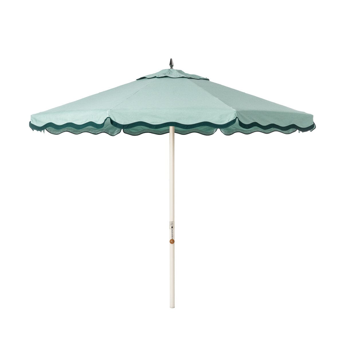 Product image of Resort Market Umbrella | Rivie Green & Antique White Frame Resort Market Umbrella Kit Business & Pleasure Co Aus 10'