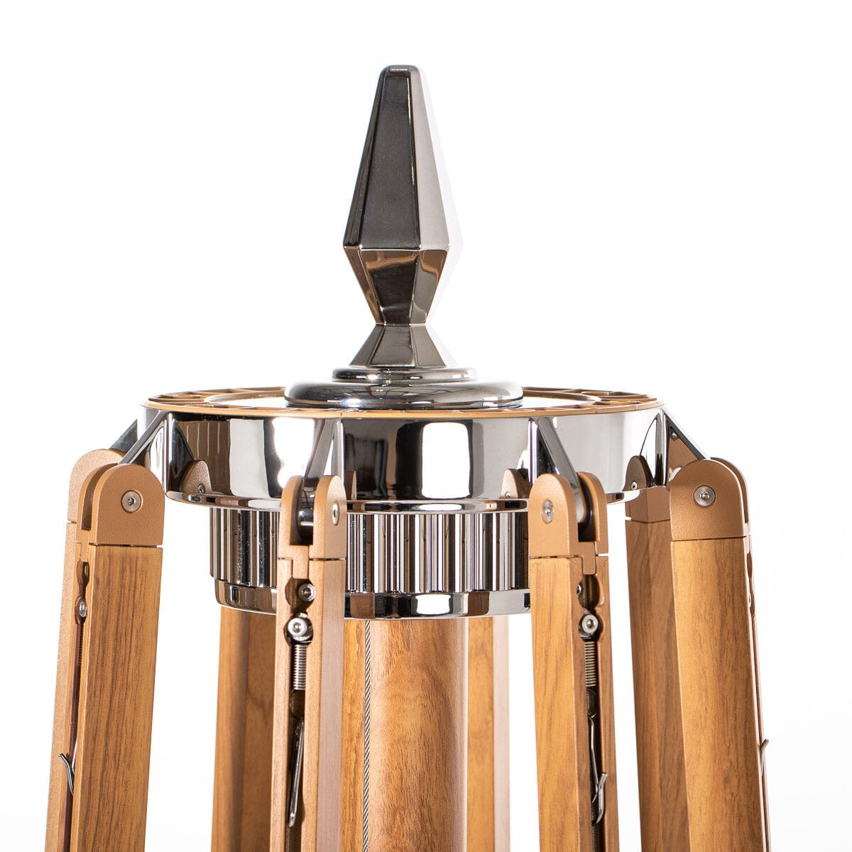 The Resort Market Umbrella in Crew Pink Stripe | Transfer Teak Frame Resort Market Umbrella Kit Business & Pleasure Co Aus