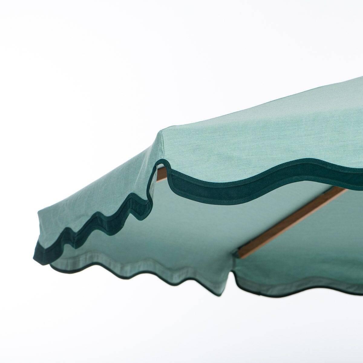 Resort Market Umbrella | Rivie Green & Transfer Teak Frame Resort Market Umbrella Kit Business & Pleasure Co Aus