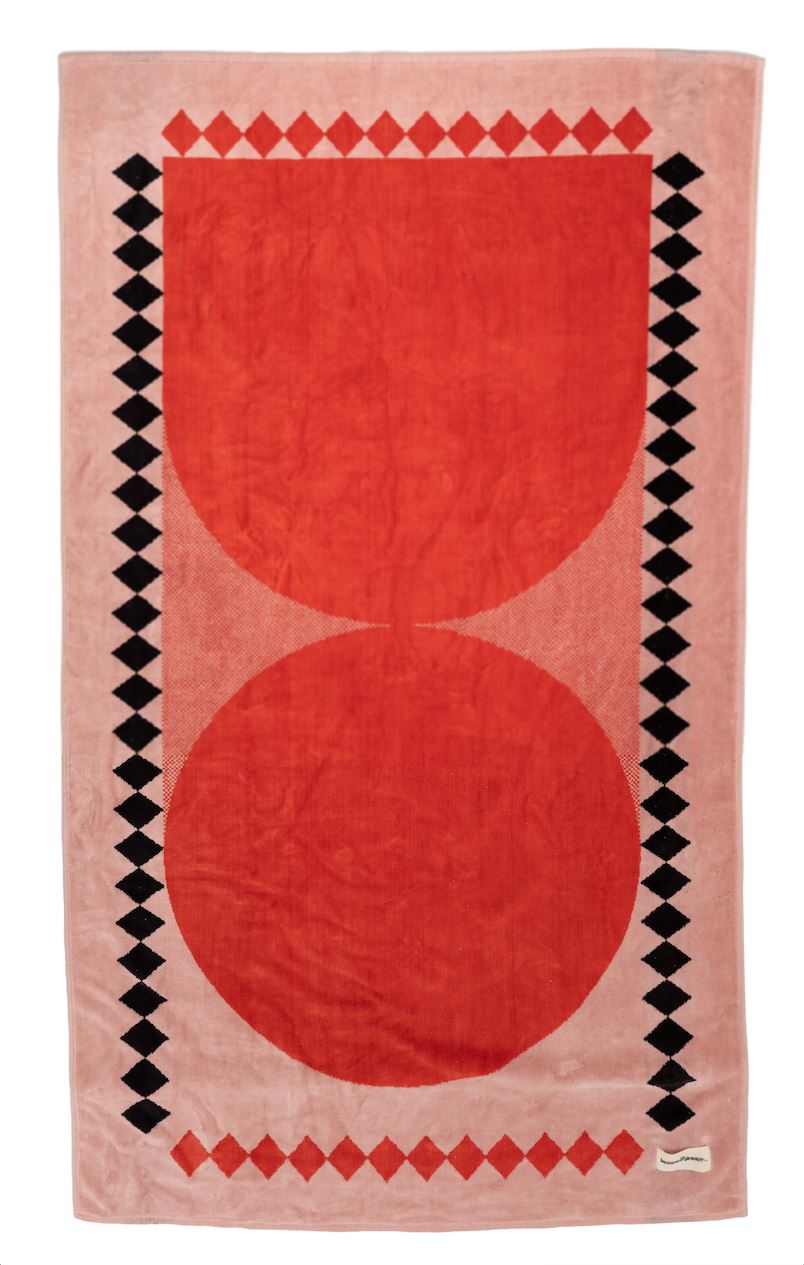 The Beach Towel - Pink Diamond Beach Towel Business & Pleasure Co 