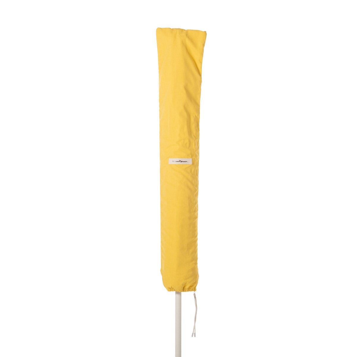Terrace Umbrella in Rivie Mimosa | Antique White Frame Terrace Umbrella Kit Business & Pleasure Co Aus