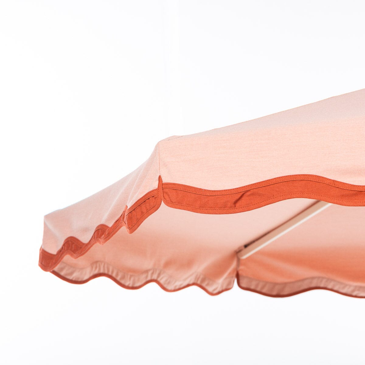 Terrace Umbrella in Rivie Pink | Antique White Frame Terrace Umbrella Kit Business & Pleasure Co Aus