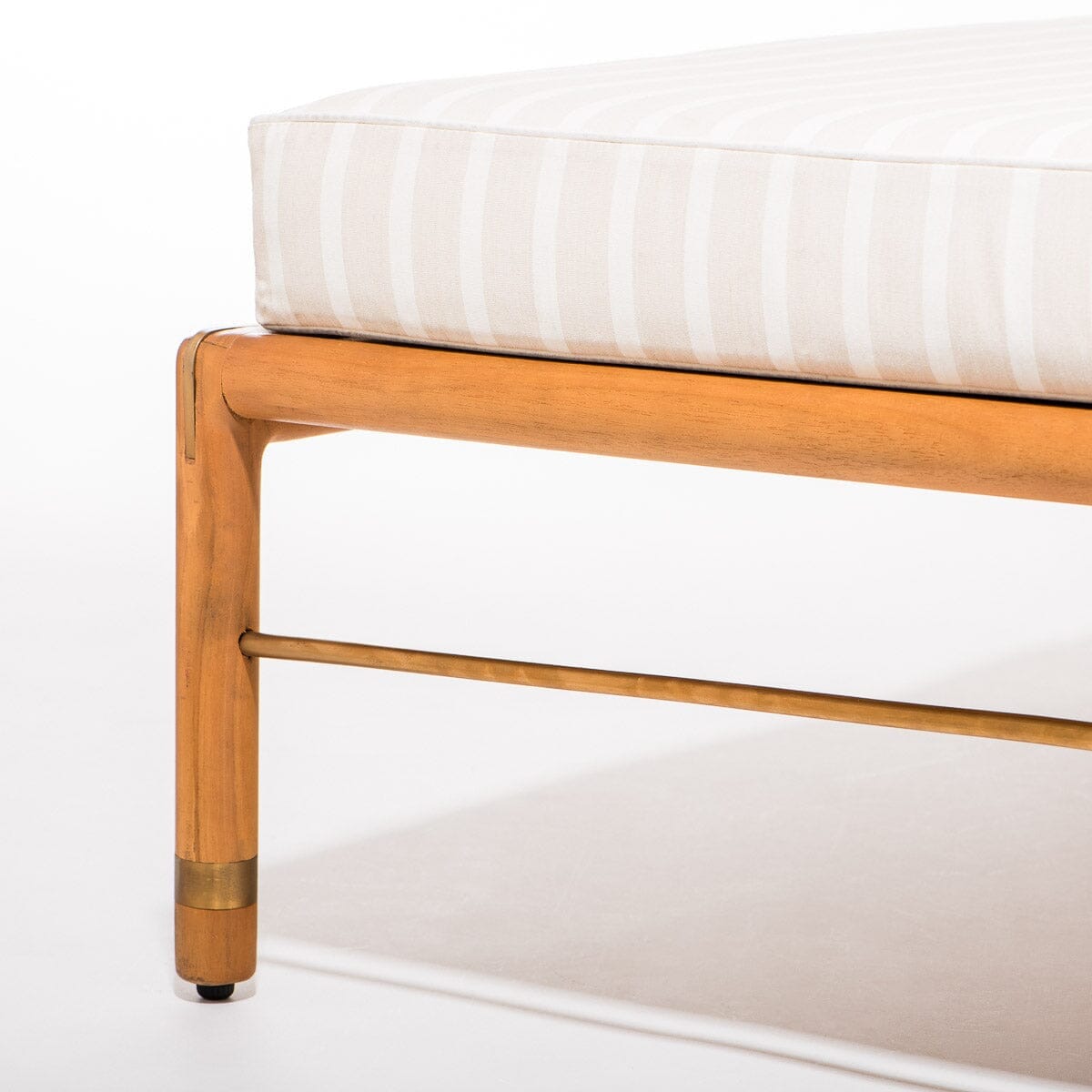 The Wes Sun Lounger - Frame - Teakwood Gold Wes Sun Lounger Business & Pleasure Co Aus