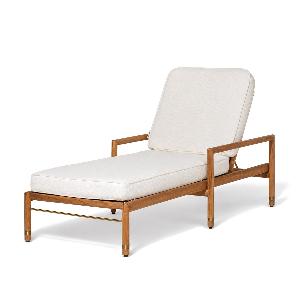 Product image of The WES Sun Lounger Business & Pleasure Co Aus Boucle Antique White