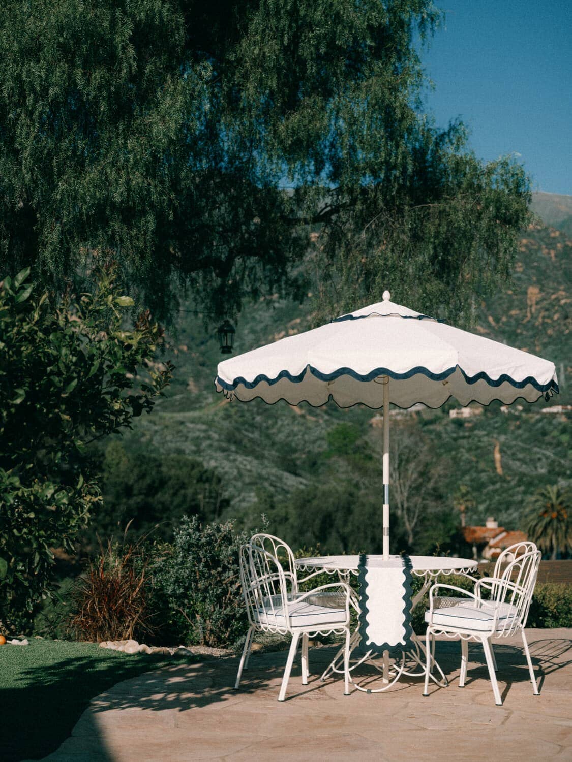 Dining chair at an outdoor dining setting