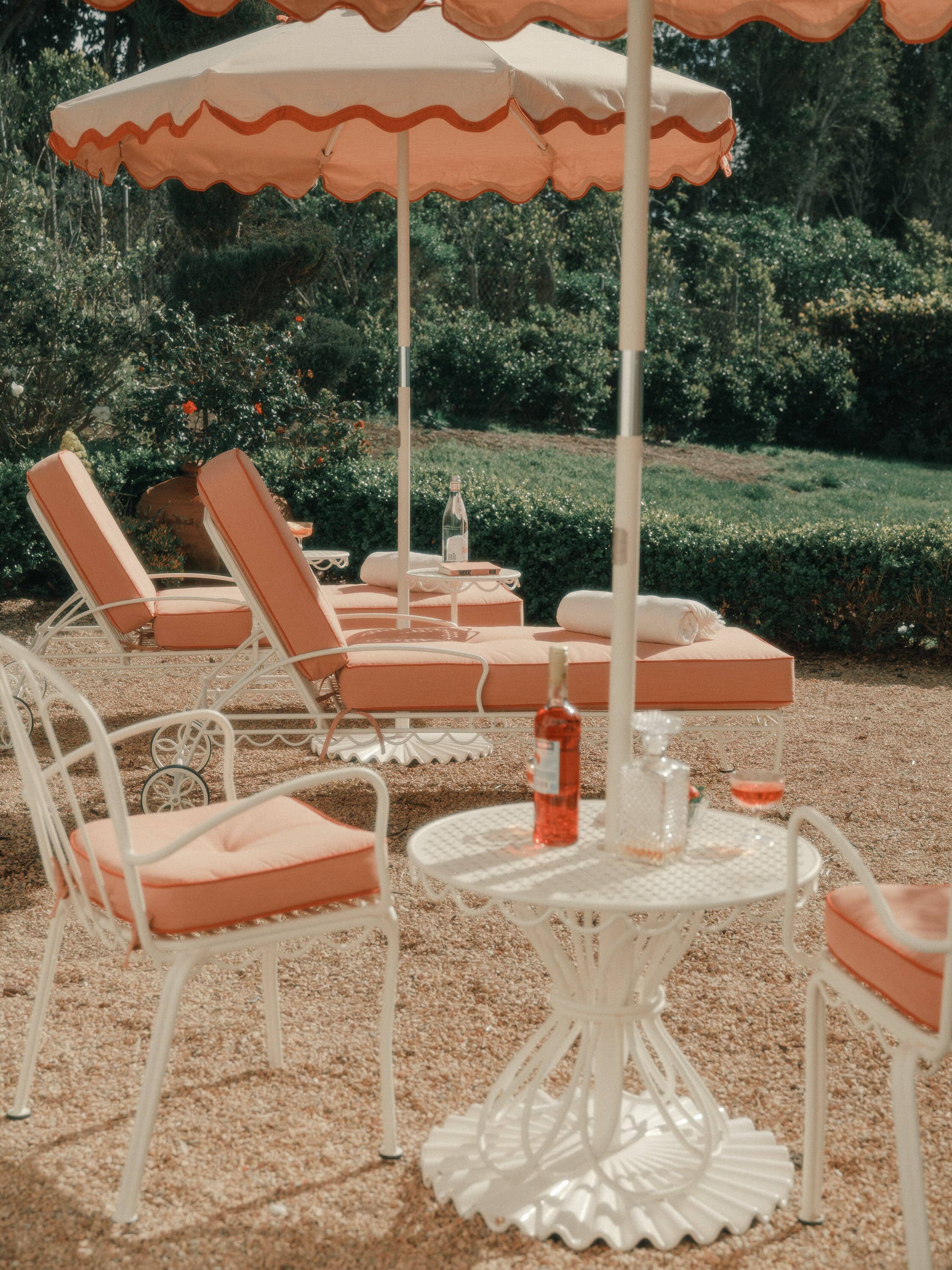 The Al Fresco Chair Cushion - Rivie Pink Al Fresco Chair Cushion Business & Pleasure Co Aus
