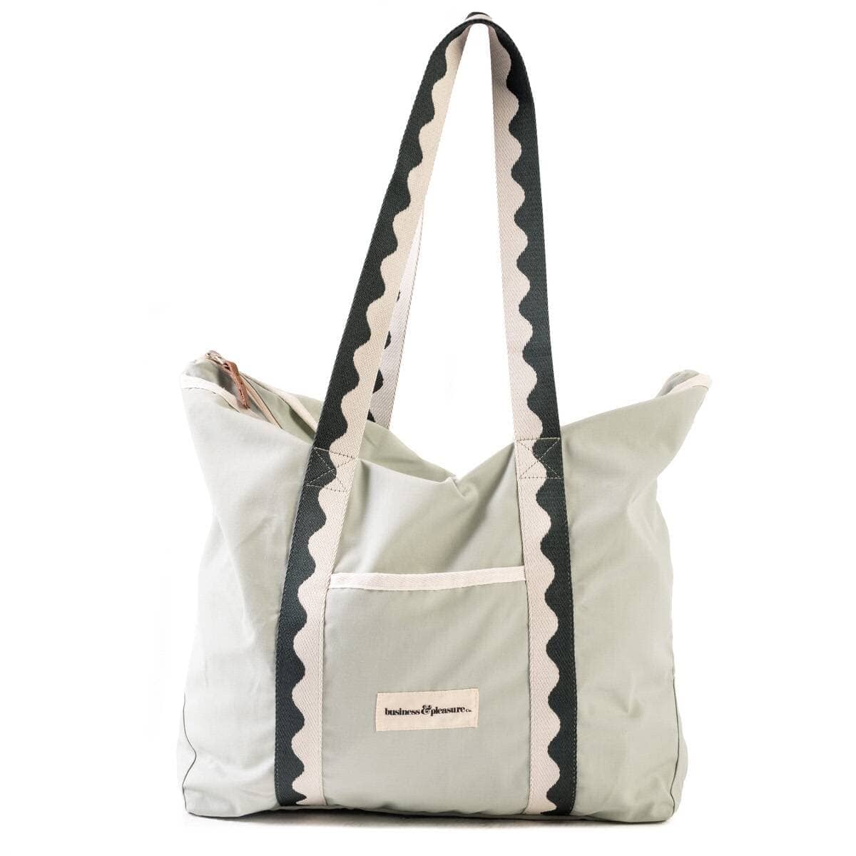 Grey on sale beach bag