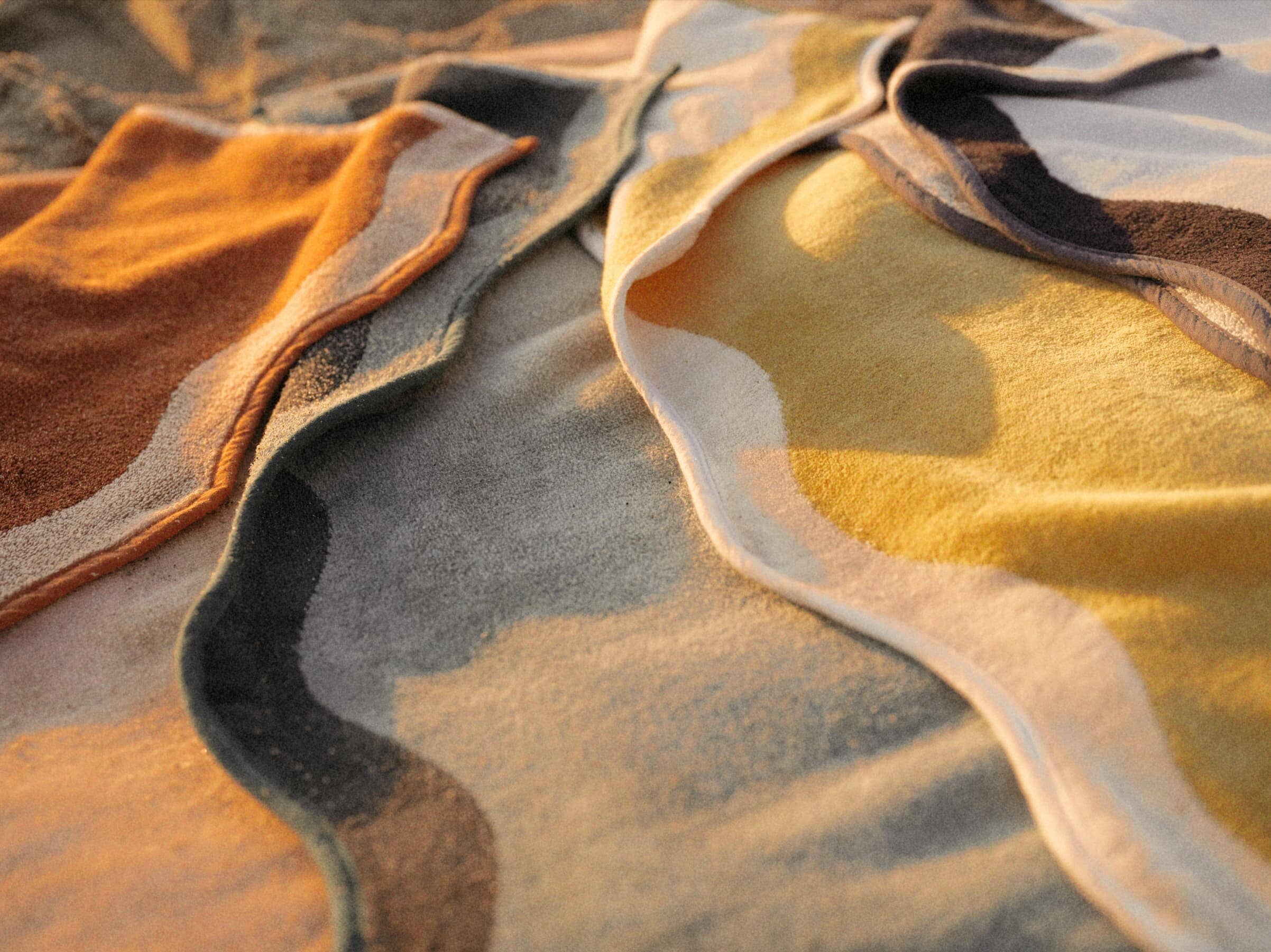 The Beach Towel - Rivie Green Beach Towel Business & Pleasure Co Aus