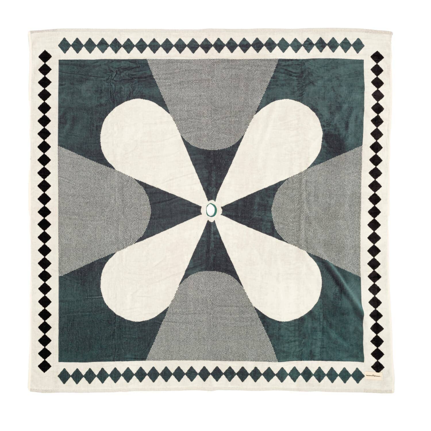 Studio image of beach blanket