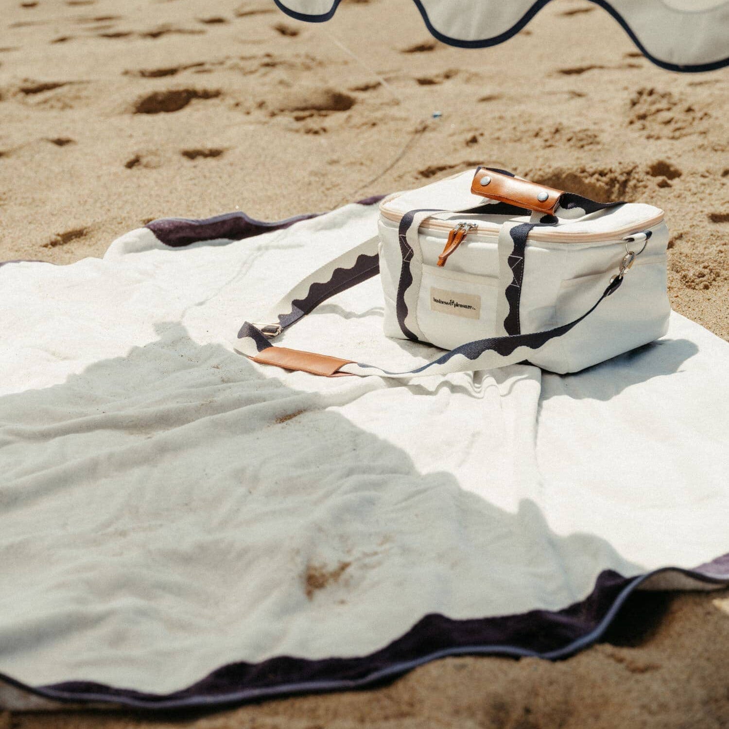 The Beach Blanket - Rivie White Beach Blanket Business & Pleasure Co Aus