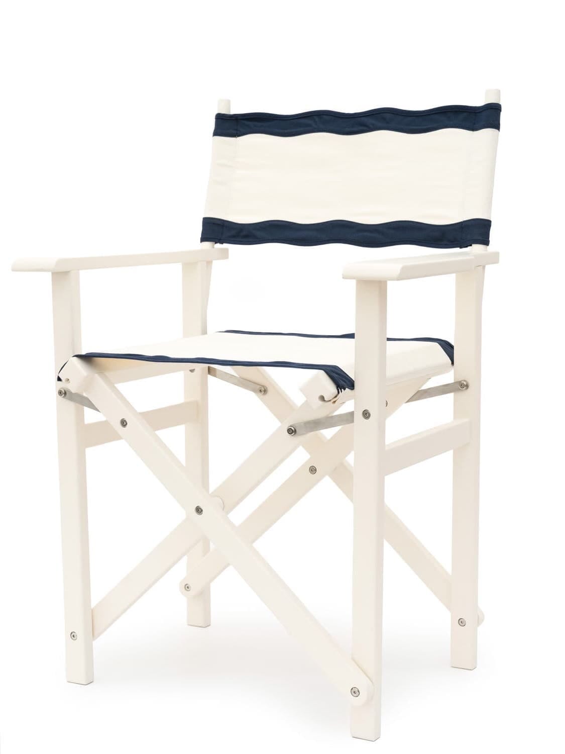 Studio image of riviera white directors chair