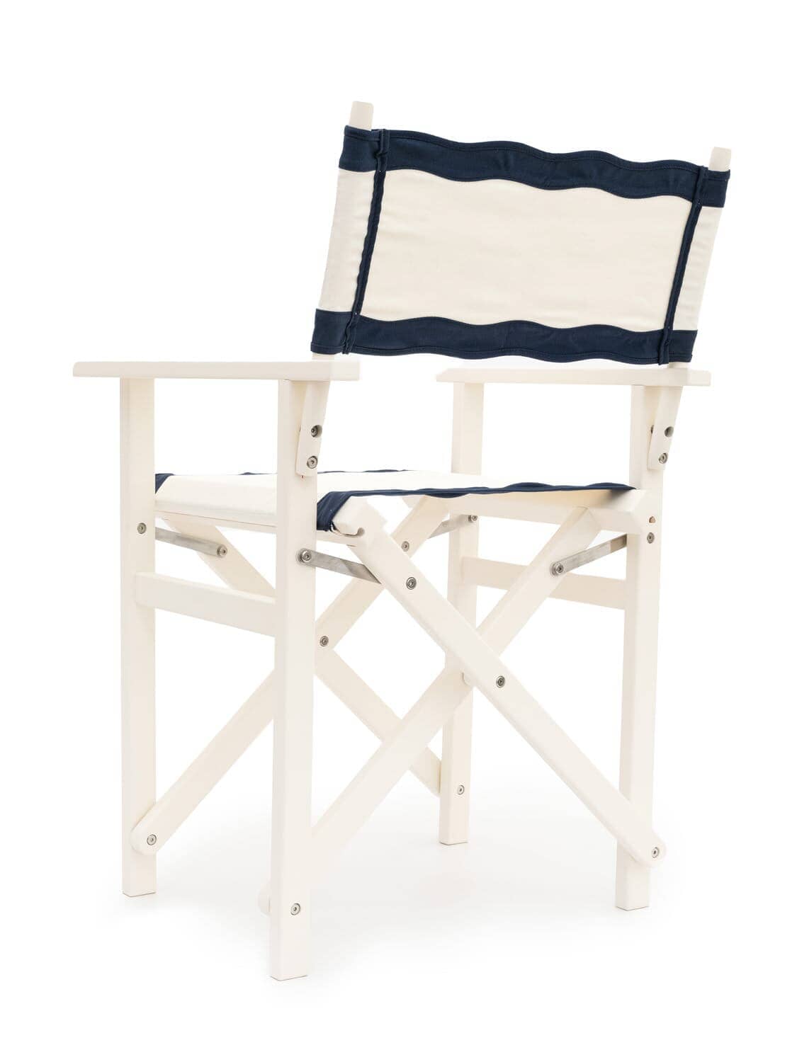 Studio image of riviera white directors chair