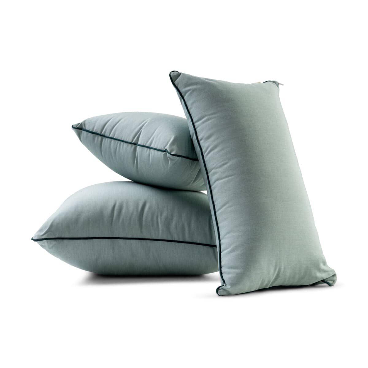 The Euro Throw Pillow - Rivie Green Euro Throw Pillow Business & Pleasure Co Aus