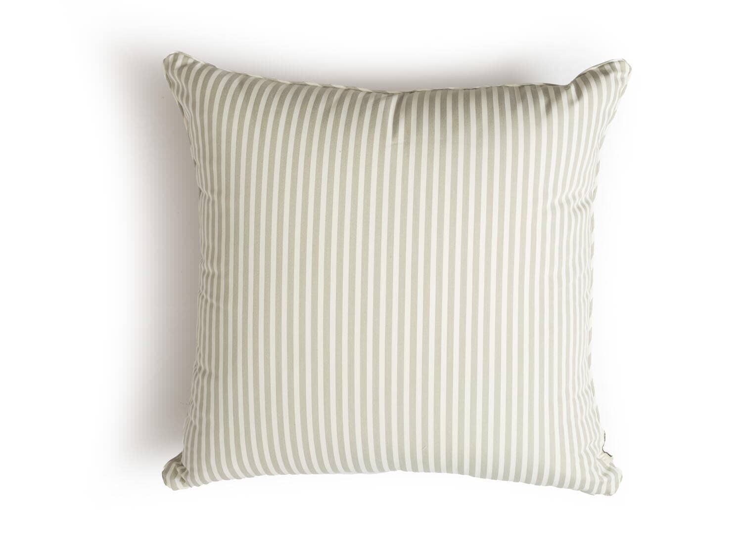 The Euro Throw Pillow - Lauren's Sage Stripe Euro Throw Pillow Business & Pleasure Co Aus 