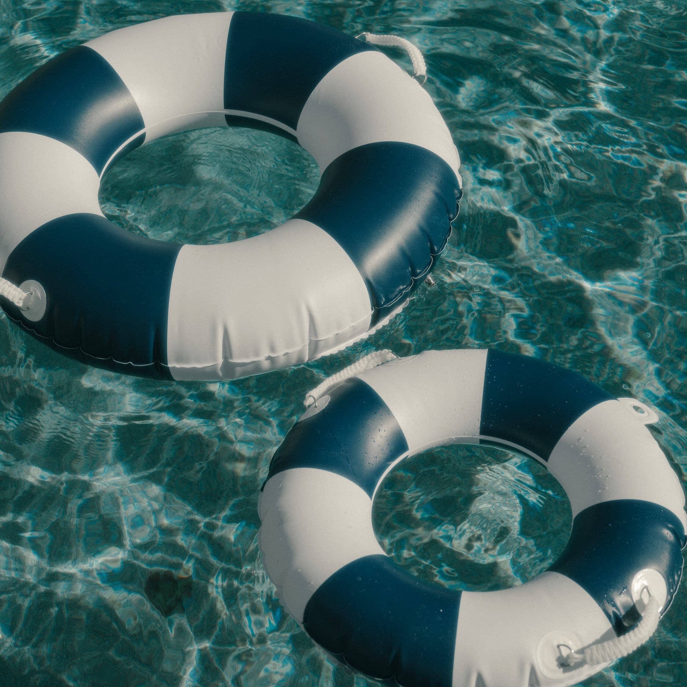The Classic Pool Float - Small - Rivie White Pool Float Business & Pleasure Co Aus