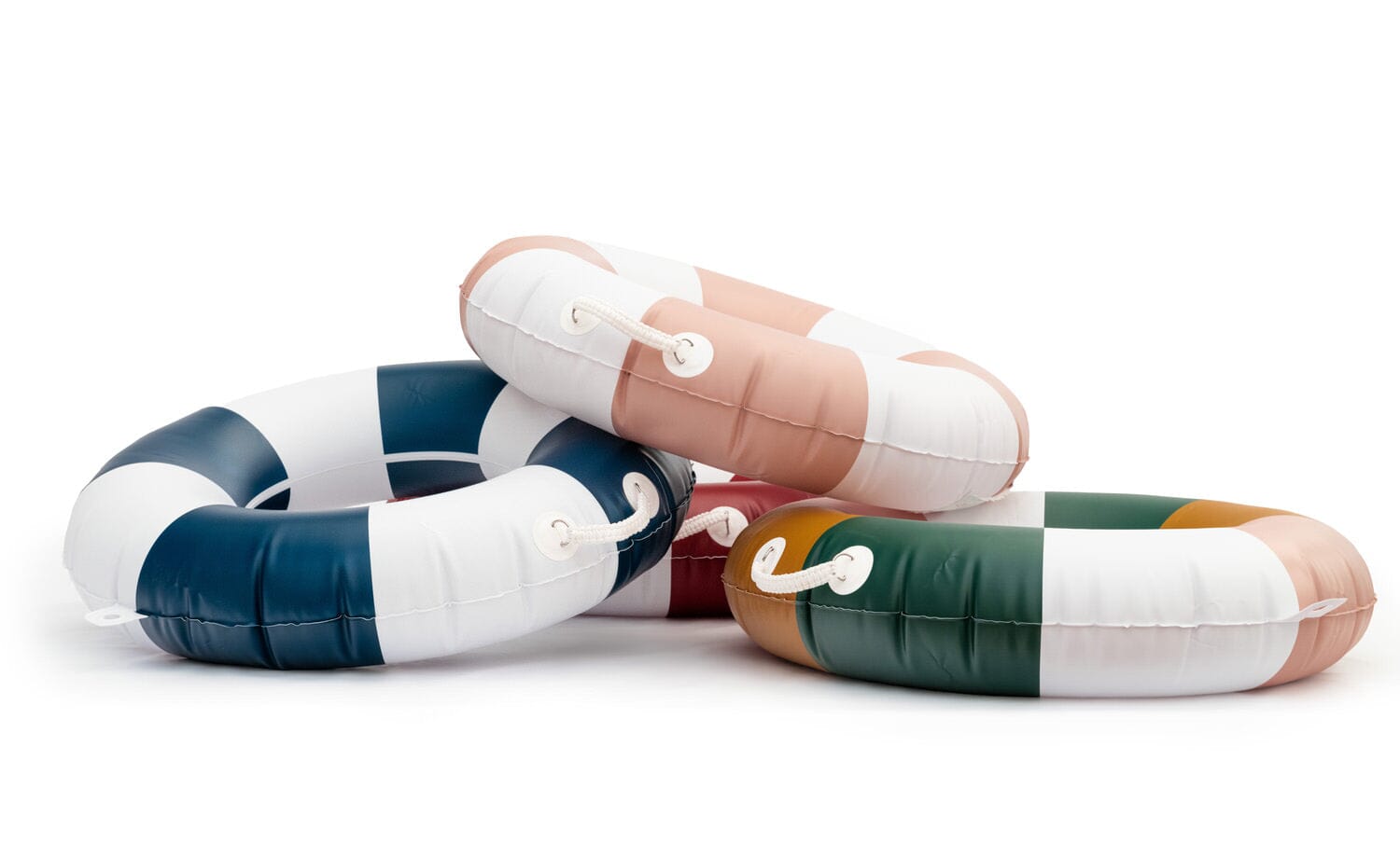 Studio image of pool floats