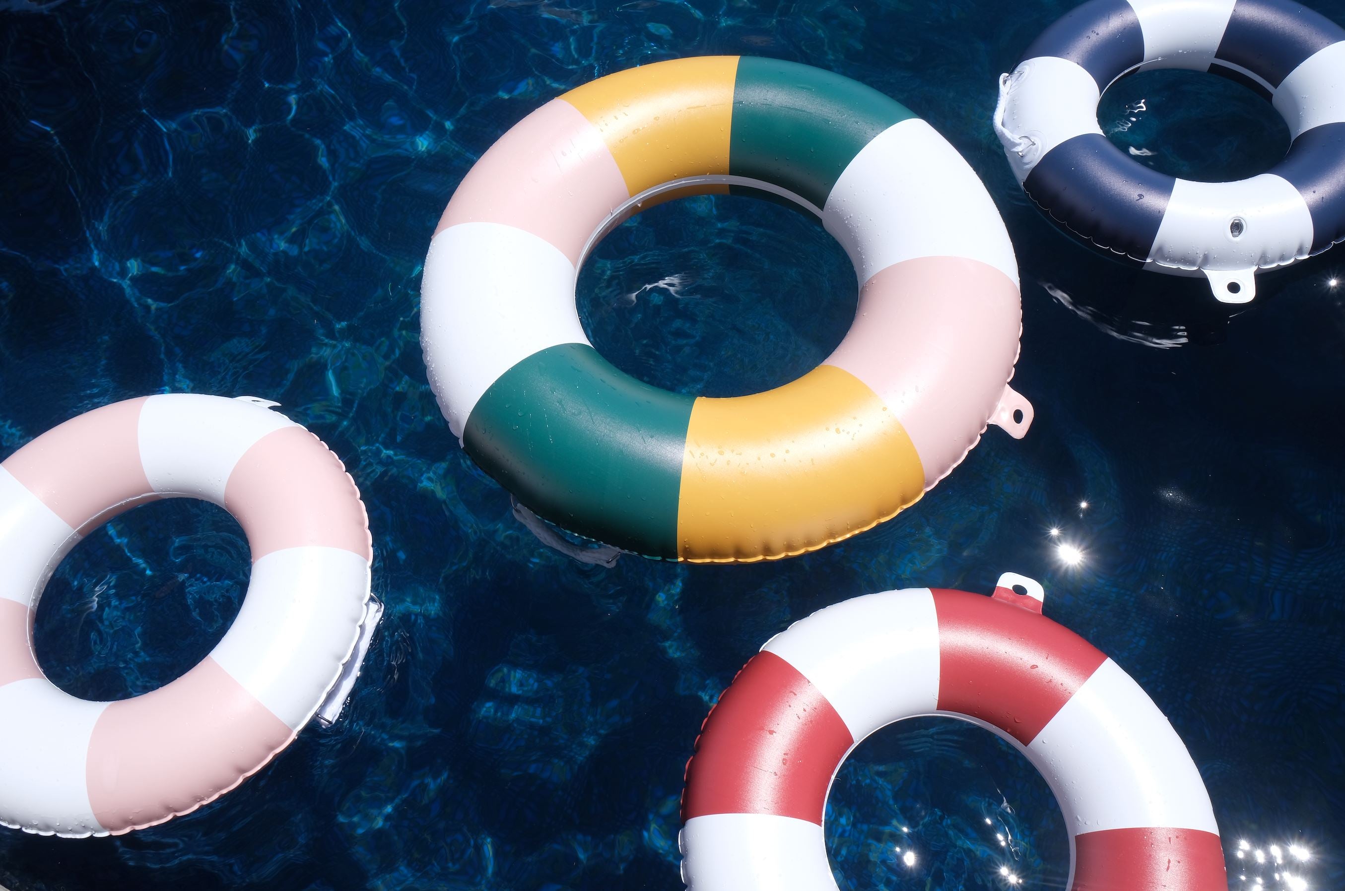 The Classic Pool Float - Small - 70's Panel Cinque Pool Float Business & Pleasure Co Aus